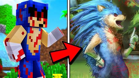 Real Life Sonicexe In Minecraft Youtube