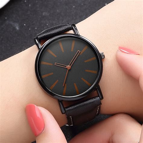 2018 new fashion women watch ladies girls leather band simple quartz wrist watches female clocks