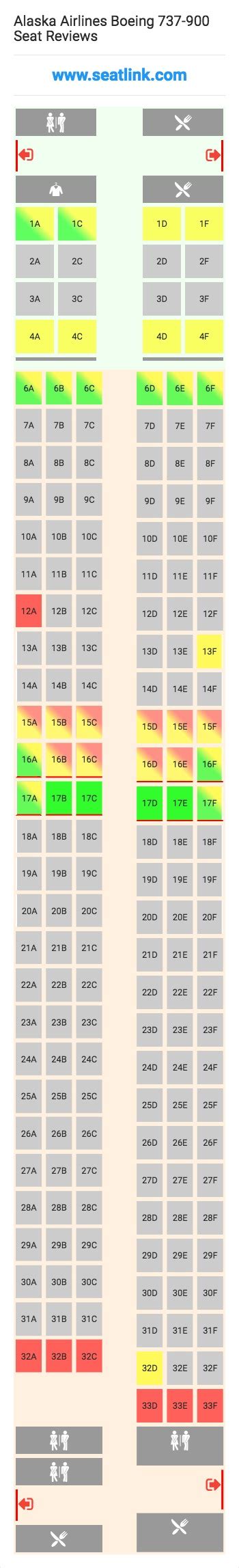 Alaska Airlines Seating Chart Boeing Tutorial Pics