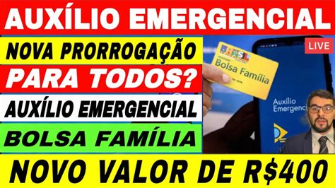 Aux Lio Emergencial Prorrogado Novo Valor De R Para Todos