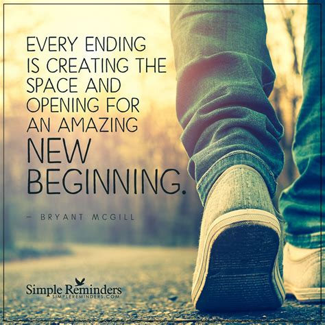 New Beginnings Every Ending Is Creating The Space And