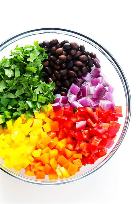 Rainbow Salsa Gimme Some Oven Rainbow Salsa Rainbow Food Recipes