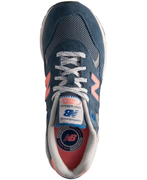 New Balance Womens 580 Running Sneakers From Finish Line In Blue Lyst