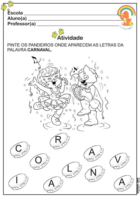 Atividade Letras Do Alfabeto Ideia Criativa Gi Carvalho Educação