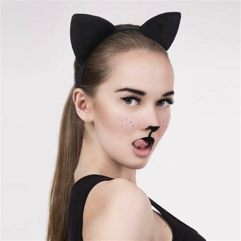 Cat Fox Ears Headband Costume Fur Anime Neko Cosplay Hair Clip Etsy