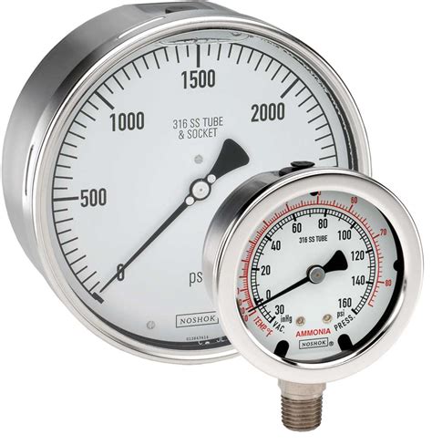 Stainless Steel Liquid Filled Pressure Gauges