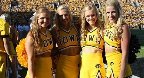 Iowa Hawkeyes Cheerleaders Hottest Photos Of The Squad Iowa Hawkeyes Cheerleaders Iowa Hawkeye