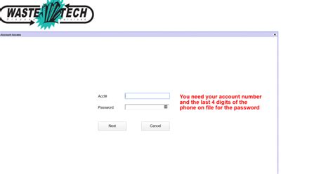 Waste Tech Disposal Online Bill Pay for our Customers