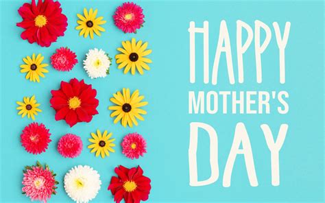 Download Imagens Feliz Dia Das Mães Cartão De Saudação Fundo Azul