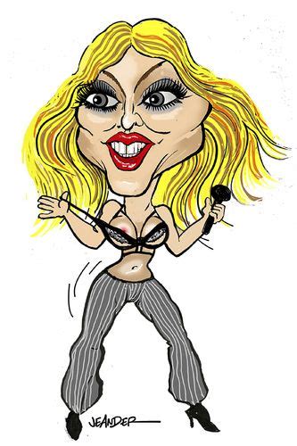 Madonna By Jeander Famous People Cartoon Toonpool Cartoon