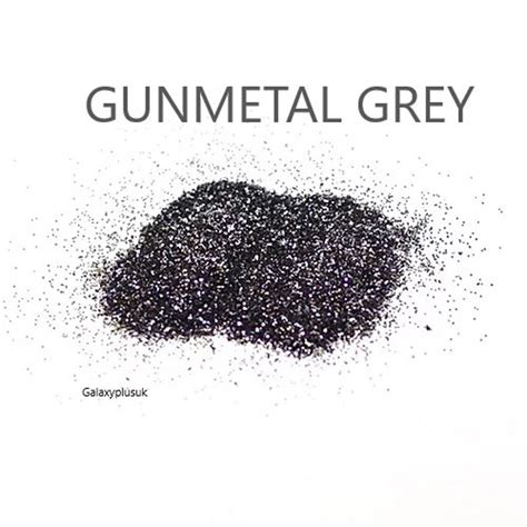 Gunmetal Grey Paint Mixing Glitter Crystals Additive 100g For Emulsion