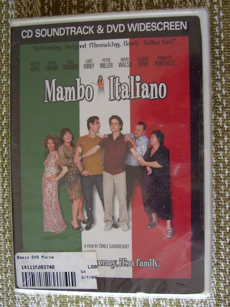 mambo italiano movie cd soundtrack and dvd widescreen 2004 new still sealed ebay