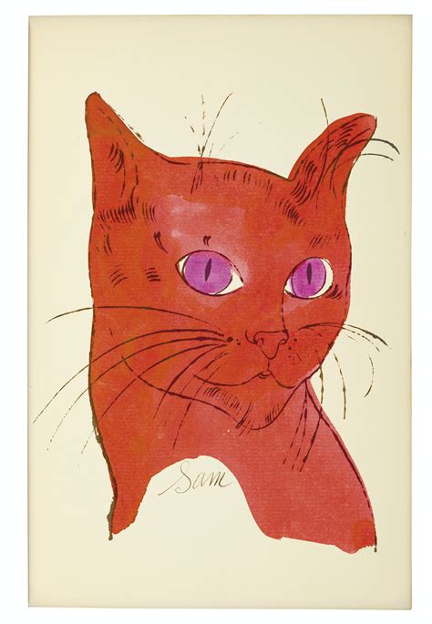 Andy Warhol 1928 1987 25 Cats Named Sam And One Blue Pussy