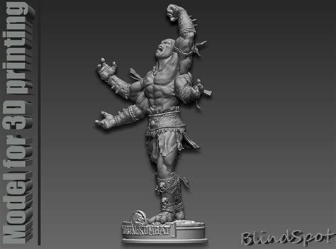 Goro Mortal Kombat 3d Model 3d Printable Cgtrader