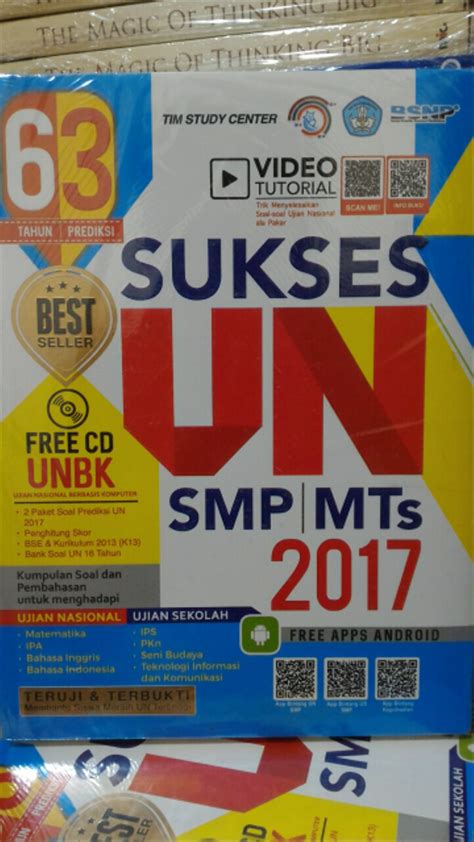 Jual cpt, bu, rmh mwh, lt/lb 400/500, 2 ln, 3 kt, 2 km, grs, klm rng. Jual Sukses UN SMP/MTs 2017 plus Kunci jawaban dan CD UNBK ...