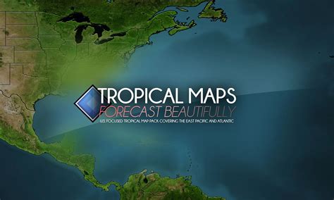 Tropical Map Pack Weather Forecast Graphics