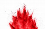 abstract-red-dust-explosion-on-white-background-freeze-motion-of-red ...