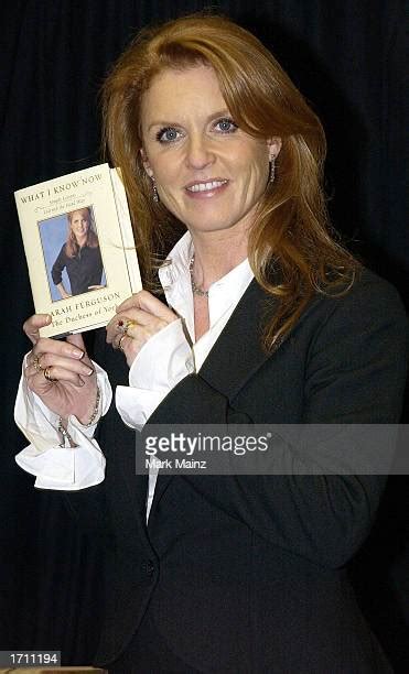 sarah ferguson duchess of york signs her new book what i know now photos and premium high res
