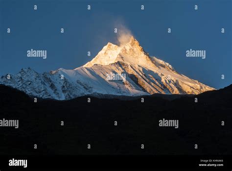 Manaslu Worlds Eighth Highest Peak 8163 Metres At Sunrise