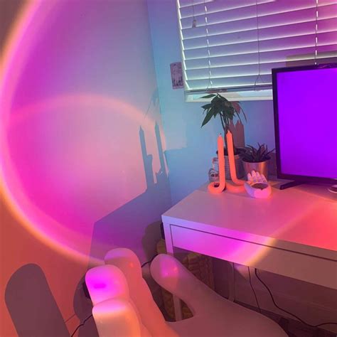 Sunset Lamp Aesthetic Room Inspo Sunset Projection Lamp In 2021