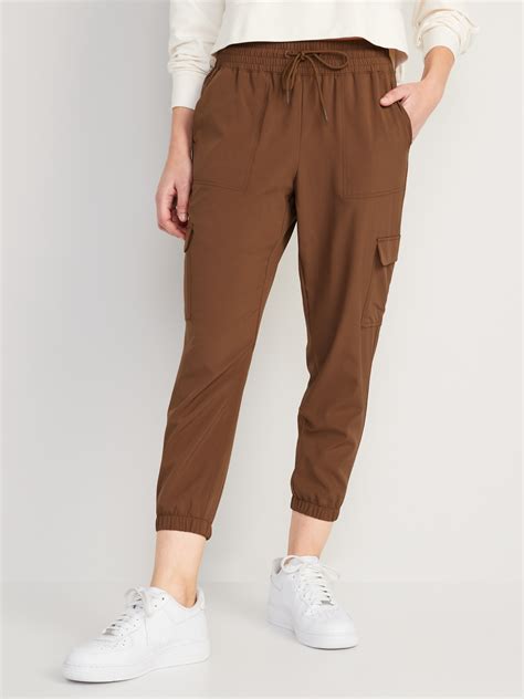 High Waisted Stretchtech Cargo Jogger Pants For Women Old Navy
