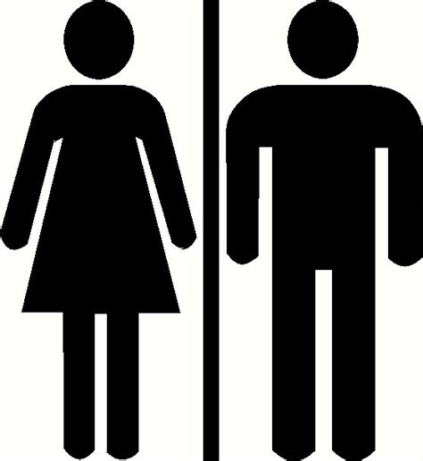 Mens And Womens Bathroom Signs Clipart Best