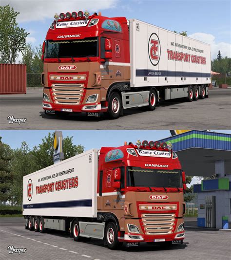 Daf Xf Euro 6 Ronny Ceusters Skin Pack By Wexsper Ets2 Mods Euro