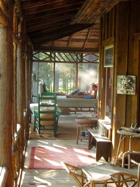 On The Porch In 2020 Sleeping Porch Cabins Cottages