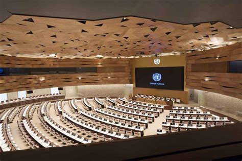 The New Conference Room Xix At United Nations Of Geneva Peia Associati