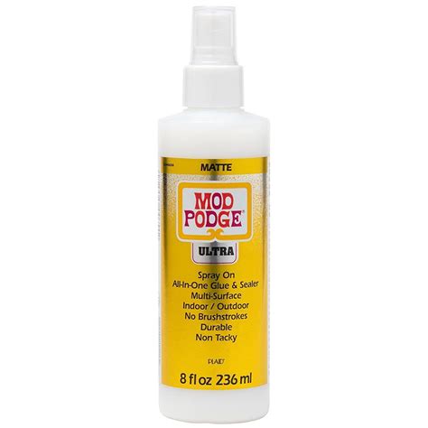 Mod podge® clear acrylic sealer, matte is rated 4.5 out of 5 by 74. Mod Podge Spray - Ultra matt - 236 ml - Limlack - Mod ...