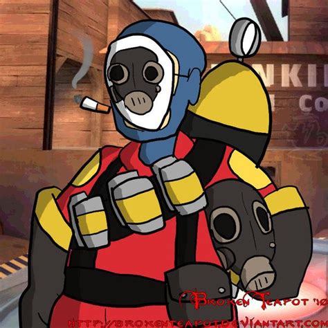 Yeah don't worry i'm not dead. Pyro's face revealed by BrokenTeapot on deviantART | Face ...
