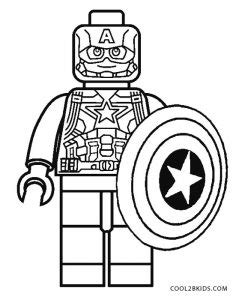 Captain america as chris evans coloring page avengers coloring page Free Printable Captain America Coloring Pages For Kids ...