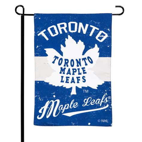Toronto Maple Leafs 18 X 12 5 Vintage Vertical Garden Flag