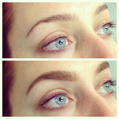 Before And After Brow Shaping And Lash Tint By Brows By Shaila