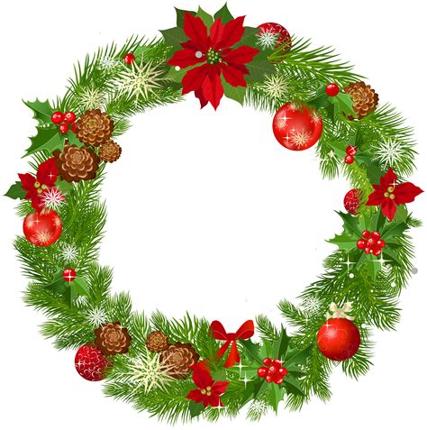 Wreath Clipart Christmas Garland Free Images Image Clipartix