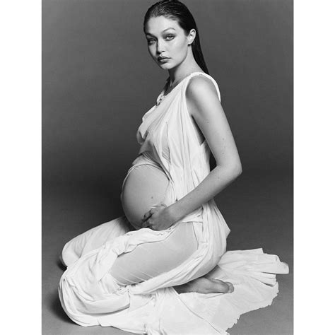 the latest portraits from gigi hadid s ethereal maternity shoot show the model in a new light