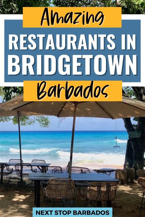 8 best restaurants in bridgetown barbados next stop barbados
