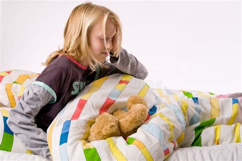 Young Child Waking Up Stock Image Image Of Nightwear 6885167