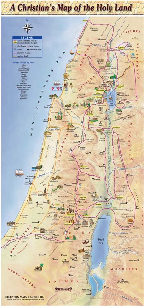 A Christians Map Holy Land Pilgrimage