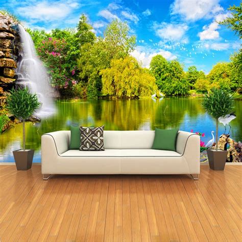 Custom 3d Photo Wallpaper Embossed Wallpaper For Living Room Tv