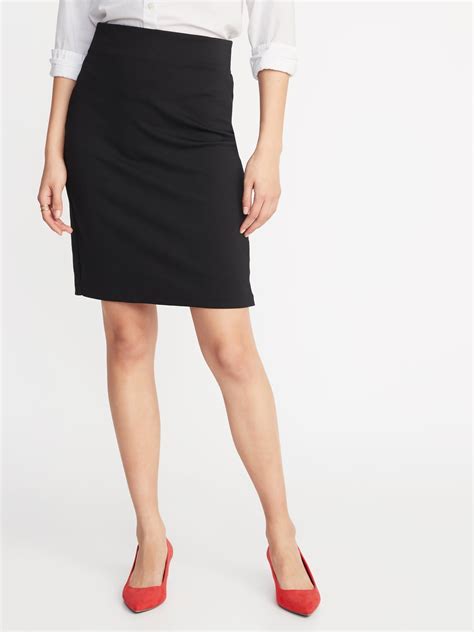 Ponte Knit Pencil Skirt For Women Old Navy Knit Pencil Skirt