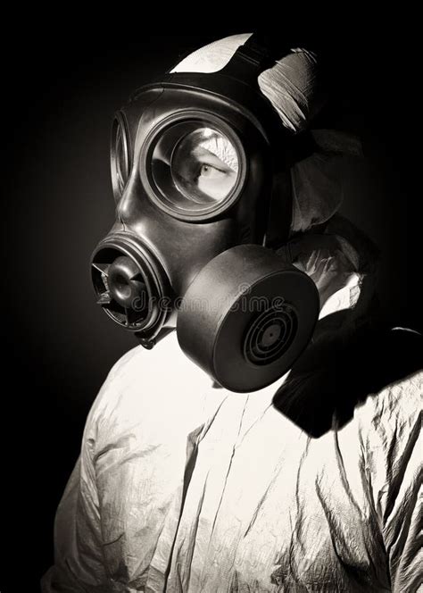 Man With Gas Mask Stock Photo Image Of Toxic Fear Safety 19068350