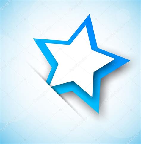 Background With Blue Star Stock Vector Image By ©denchik 19731587