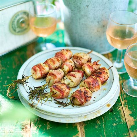 Pancetta Wrapped Scallop Skewers Recipe Pancetta Skewers Grill