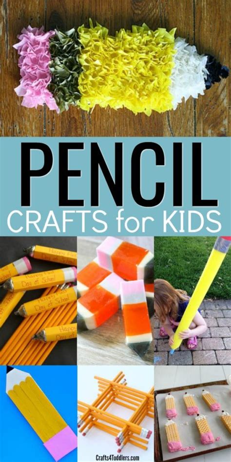 12 Easy And Fun Pencil Craft Ideas For Kids Crafts 4 Toddlers