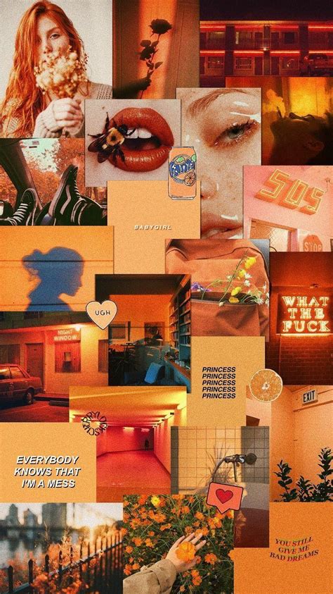 Free Download 78 Wallpaper Aesthetic Orange Hd Terbaik Gambar