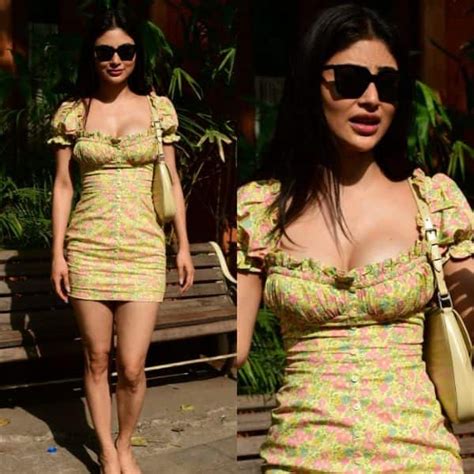 mouni roy stuns in a ‘revealing short dress ‘hotness overloaded say fans [view pics]