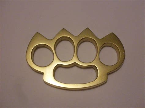 Weaponcollector S Knuckle Duster And Weapon Blog Homemade Solid Brass Knuckle Duster