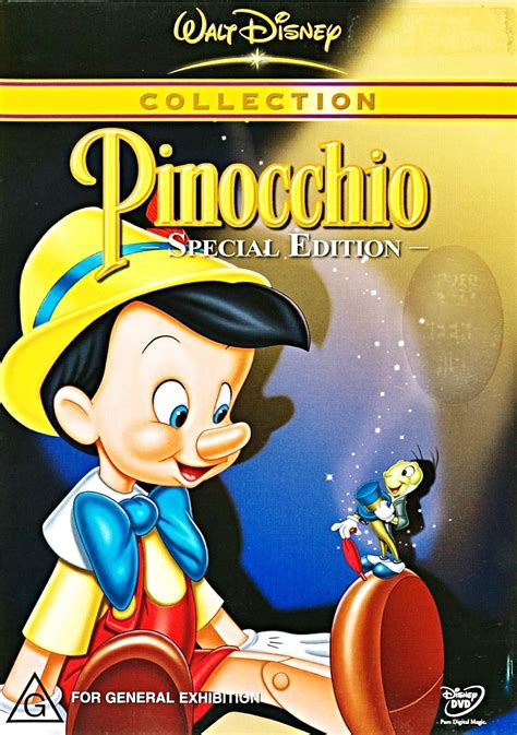 Pinocchio Special Edition Disney Dvd Cover Personnages De Walt Disney Photo 19287486 Fanpop