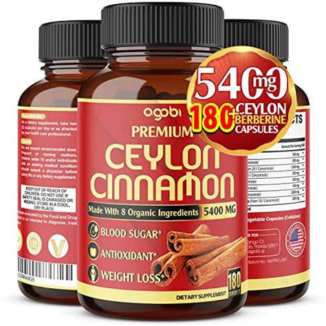 Top 10 Ceylon Cinnamon Capsules 2000mg For Diabetes Cinnamon Herbal